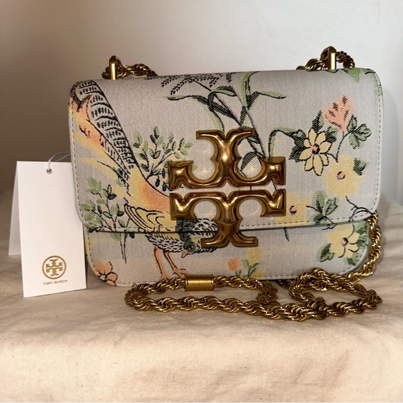 NWT Tory Burch Eleanor Small Bag Winter Sage - Picture 9 of 9